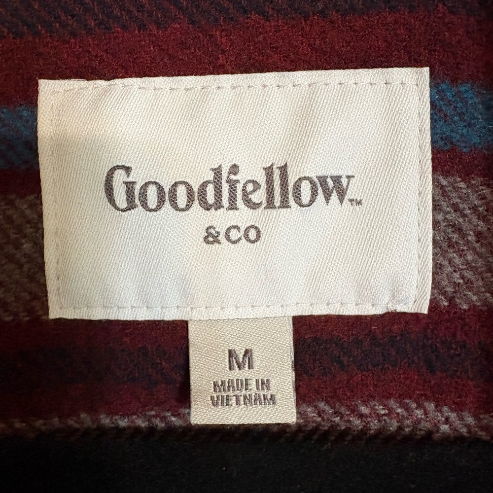 Goodfellow Men’s Button Up Shacket - Picture 3 of 3